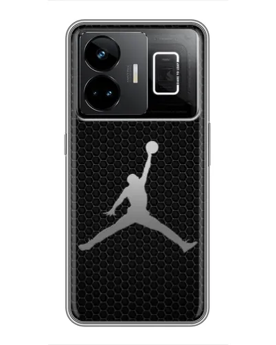 Чехол для Realme GT3 с картинкой «Jordan Dark Carbon»
