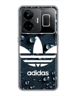 Чехол для Realme GT3 с картинкой «Adidas Trefoil Blue» Чехол для Realme GT3 с картинкой «Adidas Trefoil Blue»