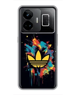 Чехол для Realme GT3 с картинкой «Adidas Splash» Чехол для Realme GT3 с картинкой «Adidas Splash»