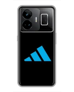 Чохол для Realme GT3 з картинкою «Adidas Cyan Logo»