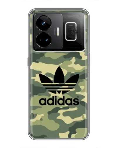 Чохол для Realme GT3 з картинкою «Мілітарі стиль Adidas» Чохол для Realme GT3 з картинкою «Мілітарі стиль Adidas»