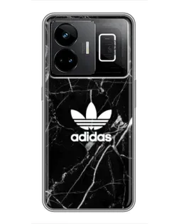 Чохол для Realme GT3 з картинкою «Білий мармур Adidas»