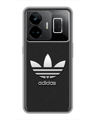 Чохол для Realme GT3 з картинкою «Adidas Карбонова текстура» Чохол для Realme GT3 з картинкою «Adidas Карбонова текстура»
