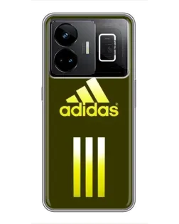 Чохол для Realme GT3 з картинкою «Оливковий градієнт Adidas»