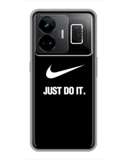 Чехол для Realme GT3 с картинкой «Классический принт Nike»