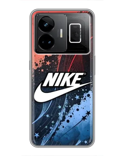 Чехол для Realme GT3 с картинкой «Градиентный принт Найк»