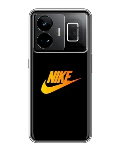 Чохол для Realme GT3 з картинкою «Золотий логотип Nike» Чохол для Realme GT3 з картинкою «Золотий логотип Nike»