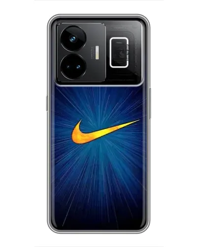 Чехол для Realme GT3 с картинкой «Синий пульс Nike» Чехол для Realme GT3 с картинкой «Синий пульс Nike»