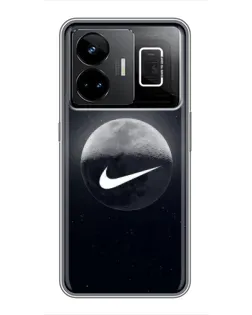 Чехол для Realme GT3 с картинкой «Nike в стиле граффити»