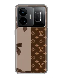 Чехол для Realme GT3 с картинкой «Louis Vuitton — банты»