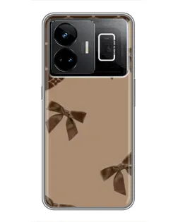 Чехол для Realme GT3 с картинкой «LV — кофейный атлас»