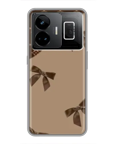 Чехол для Realme GT3 с картинкой «LV — кофейный атлас»