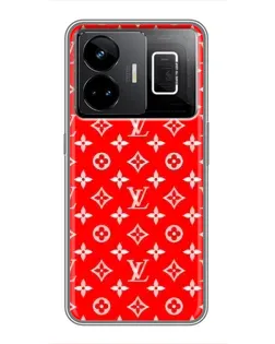 Чехол для Realme GT3 с картинкой «Яркий паттерн LV»