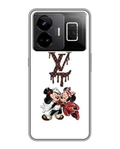 Чехол для Realme GT3 с картинкой «LV и Микки Маус»