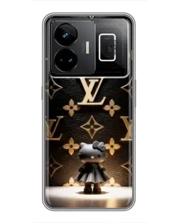 Чехол для Realme GT3 с картинкой «Монограмма с фигурой»