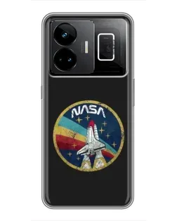 Чехол для Realme GT3 с картинкой «NASA — эмблема миссии» Чехол для Realme GT3 с картинкой «NASA — эмблема миссии»