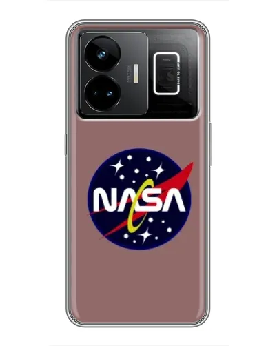 Чехол для Realme GT3 с картинкой «NASA — ретро космос»