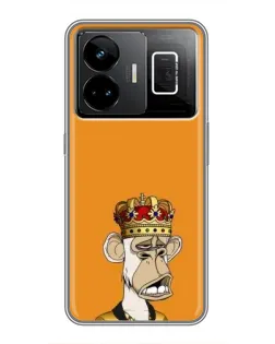 Чехол для Realme GT3 с картинкой «Золотая обезьяна Bored Ape» Чехол для Realme GT3 с картинкой «Золотая обезьяна Bored Ape»