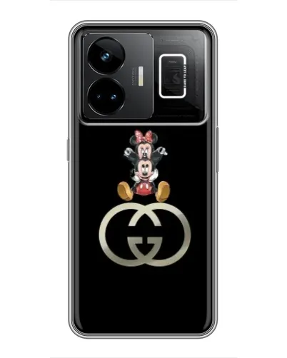 Чохол для Realme GT3 з картинкою «Мінні Маус на лого»