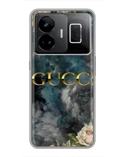 Чохол для Realme GT3 з картинкою «Абстрактні квіти Gucci»