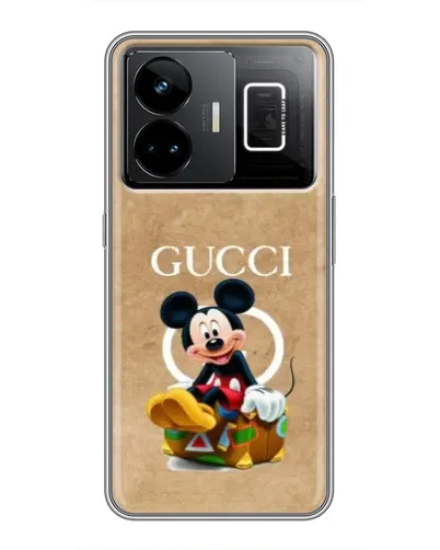 Чохол для Realme GT3 з картинкою «Міккі Маус Gucci — крафт»