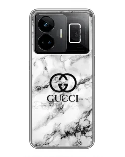 Чохол для Realme GT3 з картинкою «Gucci — мармуровий шик»