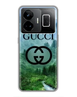 Чохол для Realme GT3 з картинкою «Gucci — гірський пейзаж»