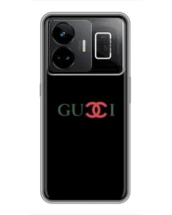 Чохол для Realme GT3 з картинкою «Gucci — червоний градієнт»