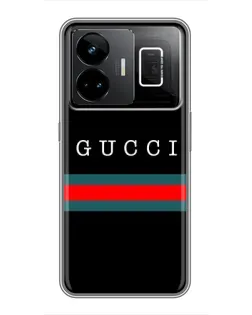 Чохол для Realme GT3 з картинкою «Gucci — червоний пояс»
