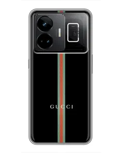 Чехол для Realme GT3 с картинкой «Gucci — строгая линия»