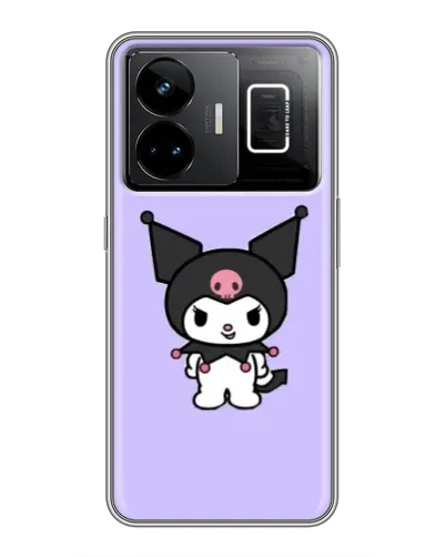 Чехол для Realme GT3 с картинкой «Kuromi — нежный фиолетовый»