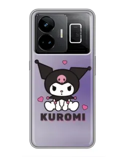 Чехол для Realme GT3 с картинкой «Kuromi — фиолетовый арт» Чехол для Realme GT3 с картинкой «Kuromi — фиолетовый арт»