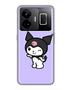 Чехол для Realme GT3 с картинкой «Классическая Kuromi» Чехол для Realme GT3 с картинкой «Классическая Kuromi»