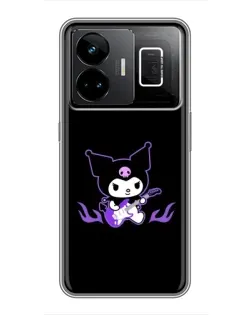 Чехол для Realme GT3 с картинкой «Электрическая Kuromi» Чехол для Realme GT3 с картинкой «Электрическая Kuromi»