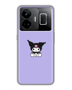 Чехол для Realme GT3 с картинкой «Kuromi — фиолетовый минимализм» Чехол для Realme GT3 с картинкой «Kuromi — фиолетовый минимализм»