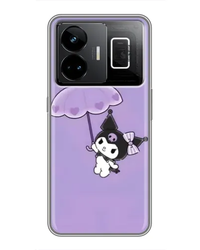 Чехол для Realme GT3 с картинкой «Kuromi с зонтиком»