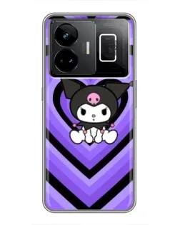 Чехол для Realme GT3 с картинкой «Kuromi и фиолетовые сердца» Чехол для Realme GT3 с картинкой «Kuromi и фиолетовые сердца»