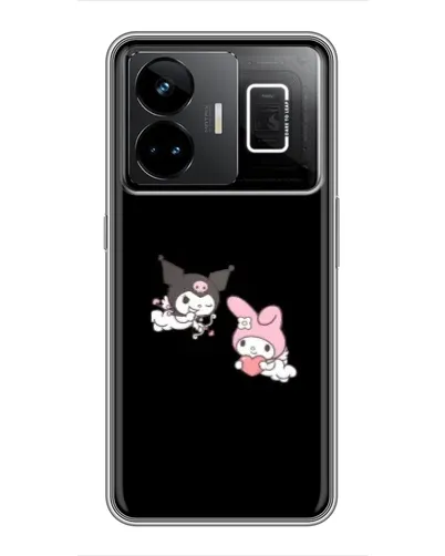 Чехол для Realme GT3 с картинкой «My Melody и Kuromi»