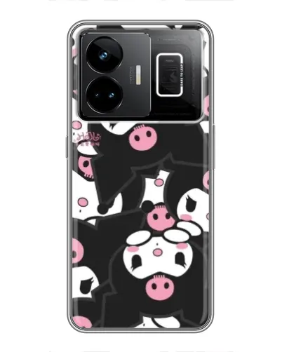 Чехол для Realme GT3 с картинкой «Kuromi с сердечком»