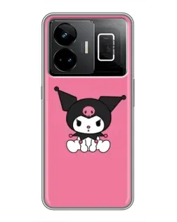 Чехол для Realme GT3 с картинкой «Хмурая Kuromi» Чехол для Realme GT3 с картинкой «Хмурая Kuromi»