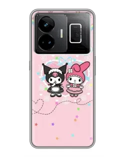 Чехол для Realme GT3 с картинкой «My Melody и Kuromi» Чехол для Realme GT3 с картинкой «My Melody и Kuromi»