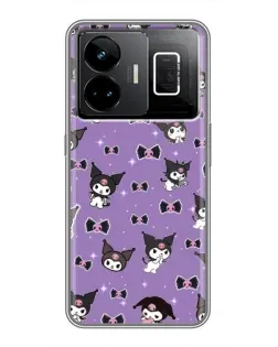 Чехол для Realme GT3 с картинкой «Kuromi — паттерн» Чехол для Realme GT3 с картинкой «Kuromi — паттерн»