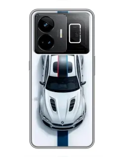 Чехол для Realme GT3 с картинкой «Вид сверху — BMW M» Чехол для Realme GT3 с картинкой «Вид сверху — BMW M»