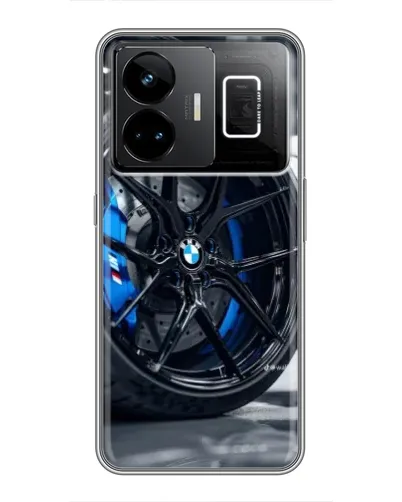 Чехол для Realme GT3 с картинкой «Колесо BMW вблизи»