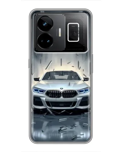 Чехол для Realme GT3 с картинкой «BMW в свете фар»