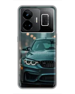 Чехол для Realme GT3 с картинкой «BMW в огнях города»
