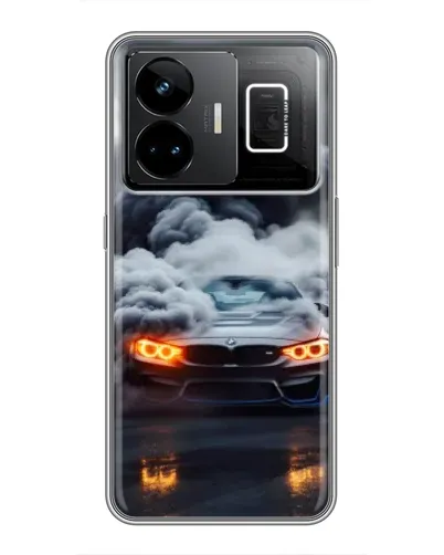 Чехол для Realme GT3 с картинкой «BMW в дыму»