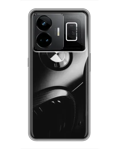 Чехол для Realme GT3 с картинкой «Эмблема BMW — макро»