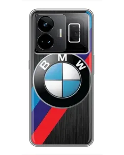 Чехол для Realme GT3 с картинкой «BMW M-stripes стиль»