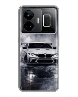 Чехол для Realme GT3 с картинкой «BMW сквозь туман»